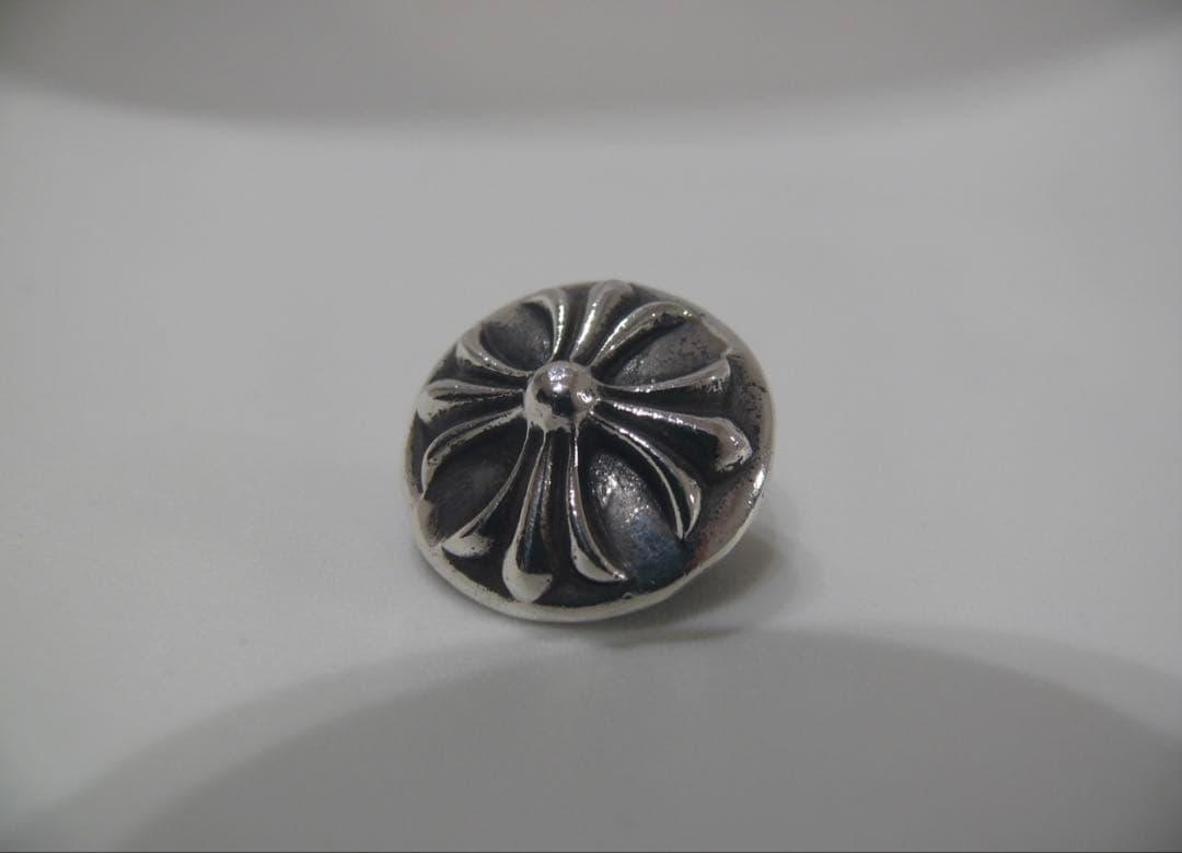 CHROME HEARTSクロムハーツ クロスボールボタンヘアゴム シルバー