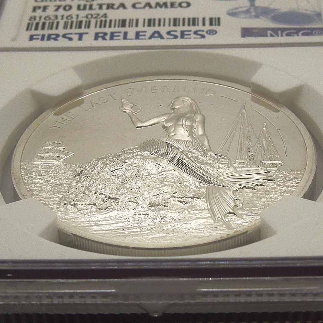 傑作】NGC PF 70 UCAM 人魚のレントゲン銀貨 2024 パラオ - メルカリ