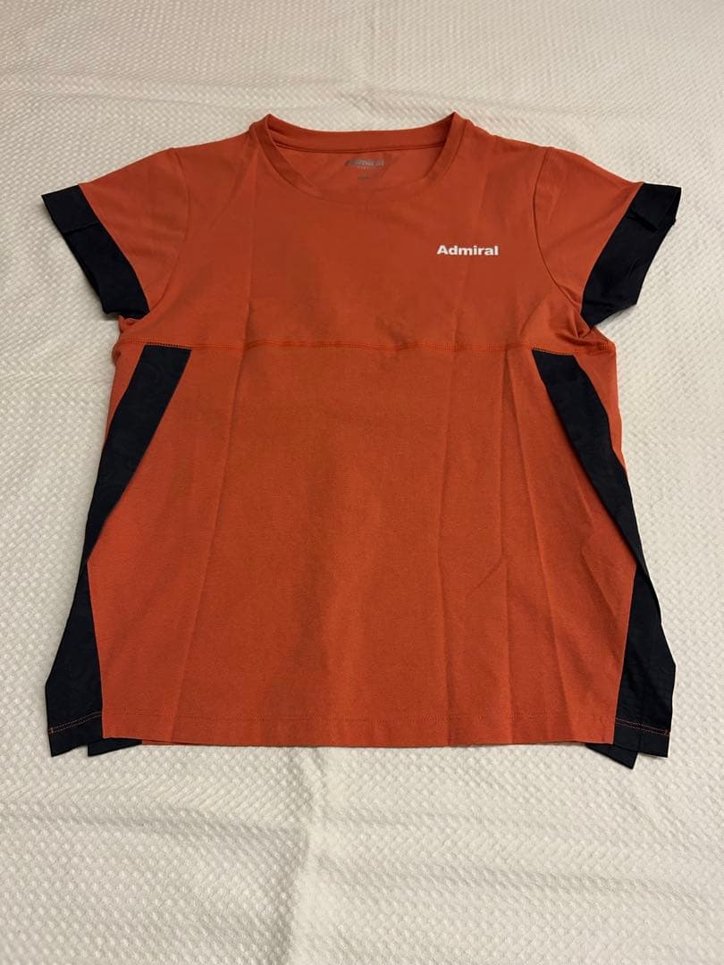 アドミラル　テニスウェア　オレンジ色トップス　Lサイズ ゲームシャツ(ラケットスポーツ)|62JAC014|ウエア|テニス|ミズノ公式