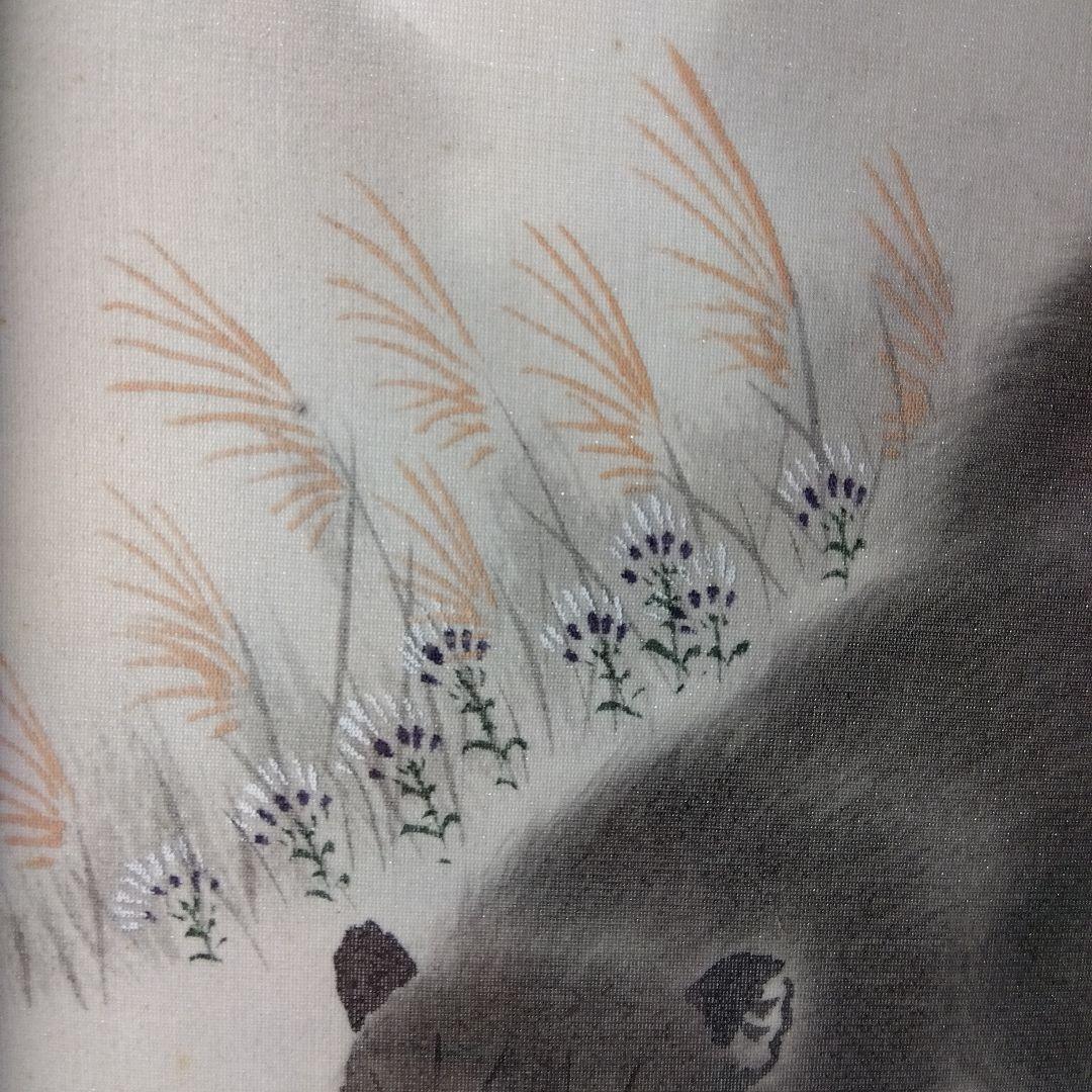 直筆水墨画 晩秋月夜に狸 - メルカリ