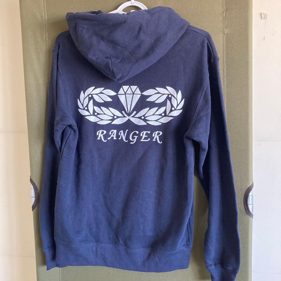 陸自　第７師団レンジャー　パーカー　サイズM 精力善用 自他共栄 パーカー プルオーバー 裏パイル 練習着 - リクティ