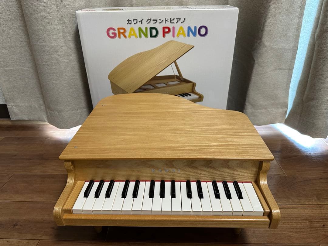 カワイ KAWAI ミニグランドピアノ 1144 ナチュラル 木製 32鍵 - メルカリ