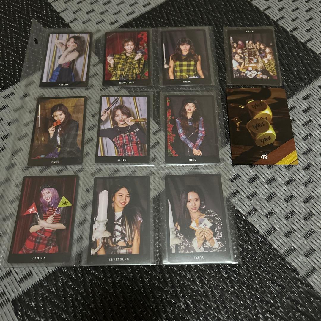TWICE『Yes or Yes』特典トレカ3形態セット 袋付き - メルカリ