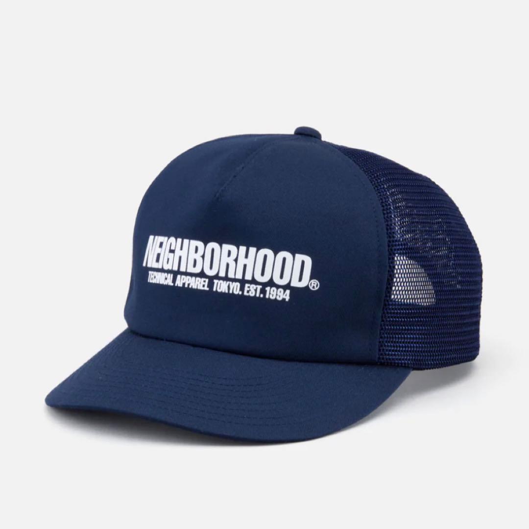 ネイバーフッド NEIGHBORHOOD メッシュキャップ CAP ネイビー - 帽子