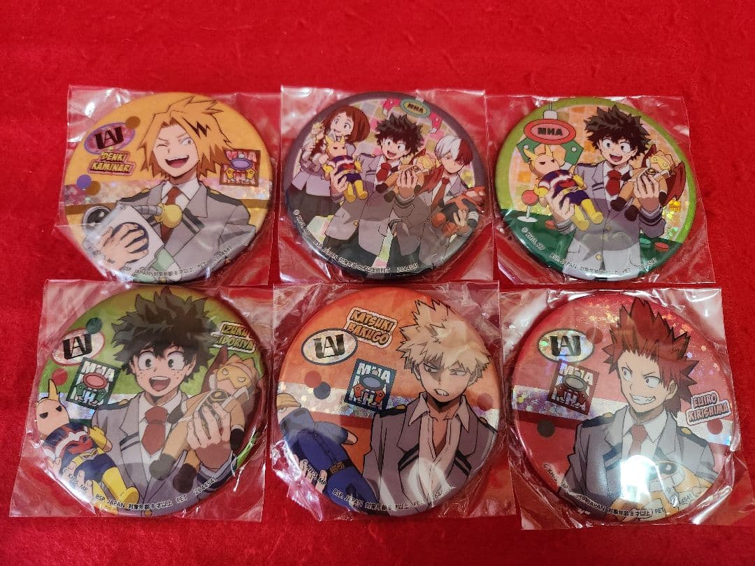 ヒロアカ 緑谷出久 轟 麗日お茶子 爆豪勝己 上鳴電気 切島鋭児郎 缶