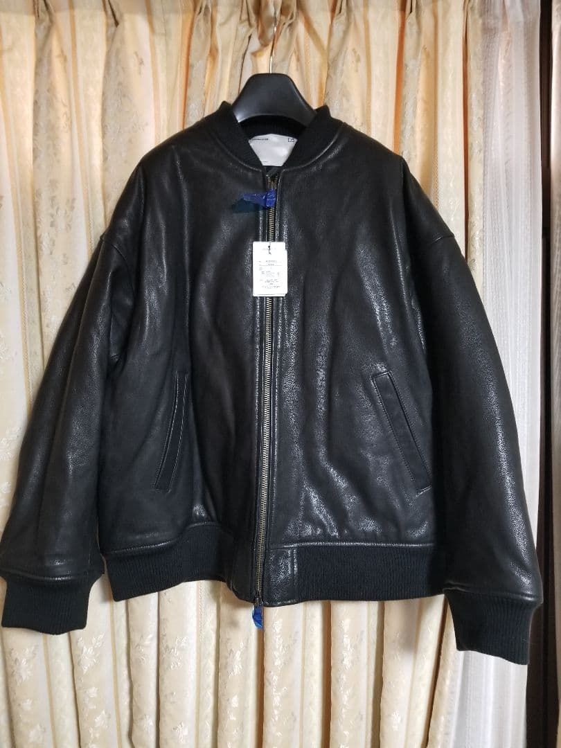 ADAM PATEK ゴートレザールーズMA-1ブルゾン ¥41,800 - メルカリ