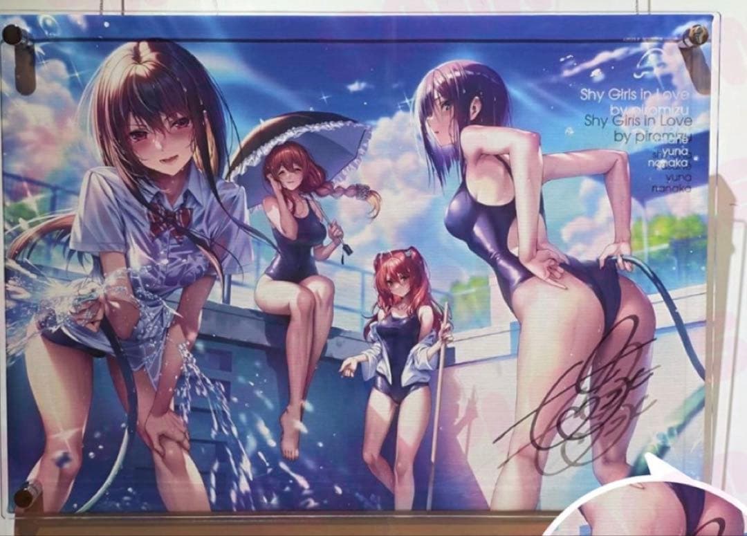 プレミアムアクリルキャンバスアート 志乃羽&華実&夕那&奈々花　直筆サイン入り 暁のヨナ大原画展 公式サイト