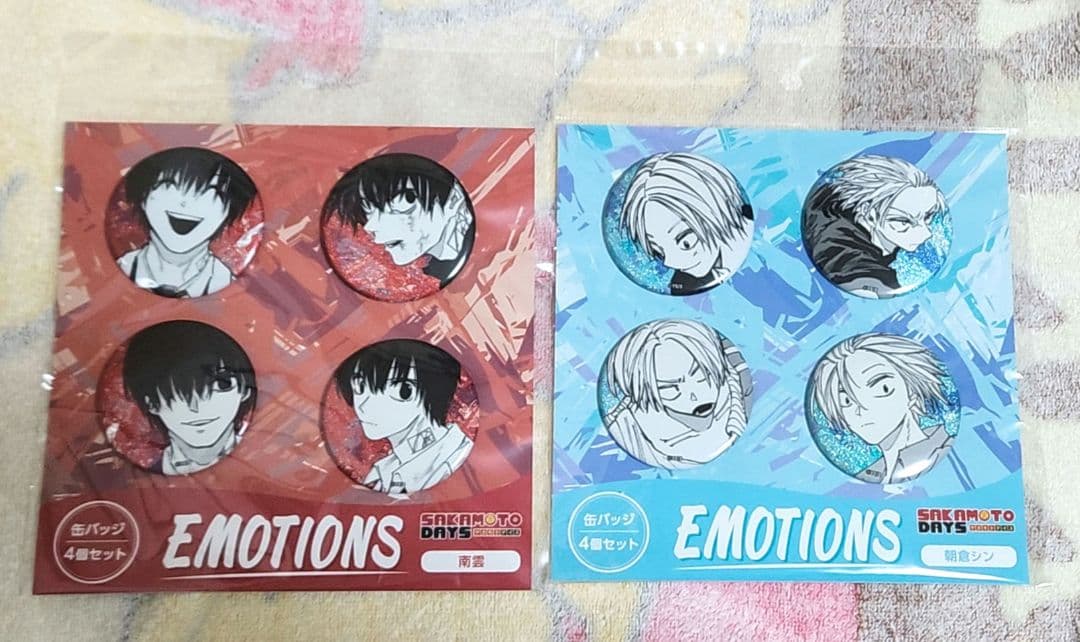 サカモトデイズ EMOTIONS 缶バッジ 2点セット - メルカリ