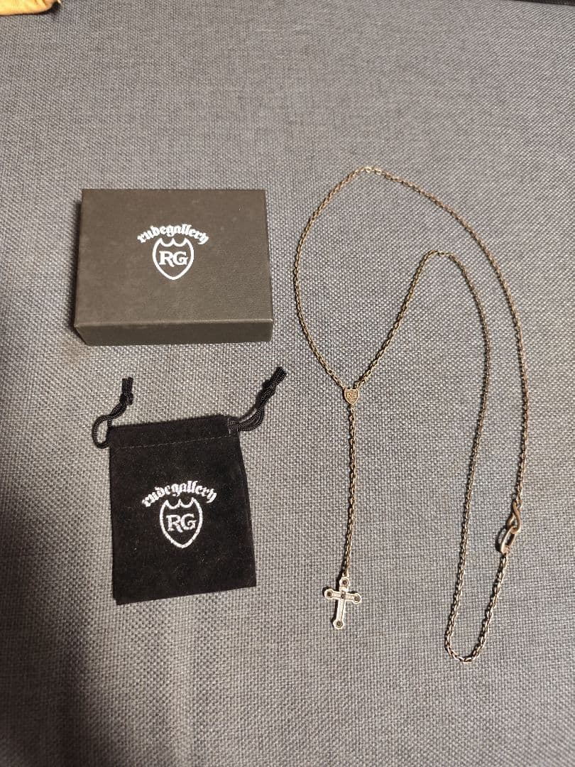 ルードギャラリー クロスネックレス ロザリオネックレス