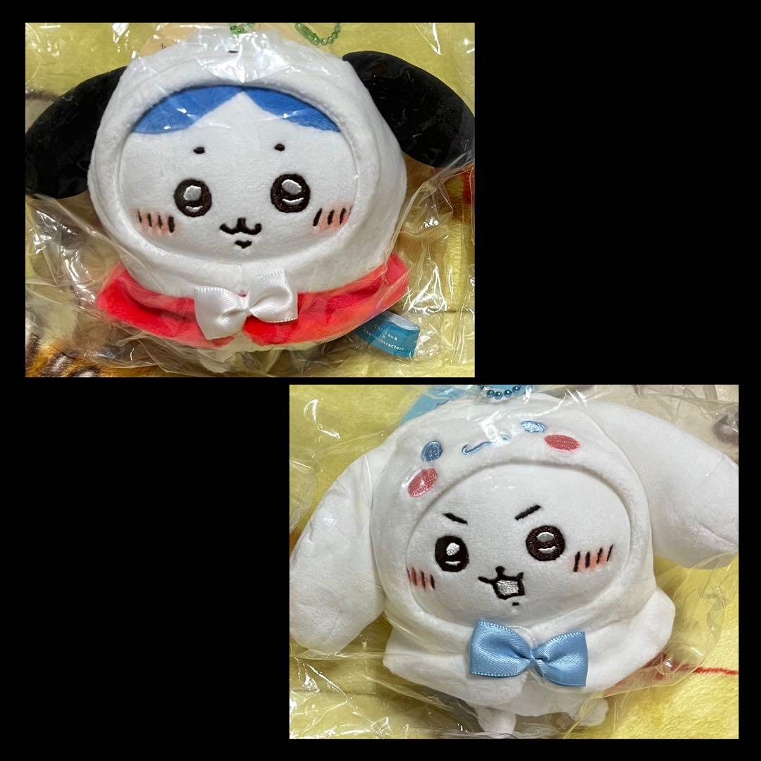 ちいかわ　ハチワレ　サンリオ　ぷちミニフード　マスコット　シナモン　ポチャッコ