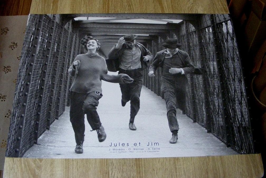 フランソワ トリュフォー Jules and Jim 1995年製ポスター