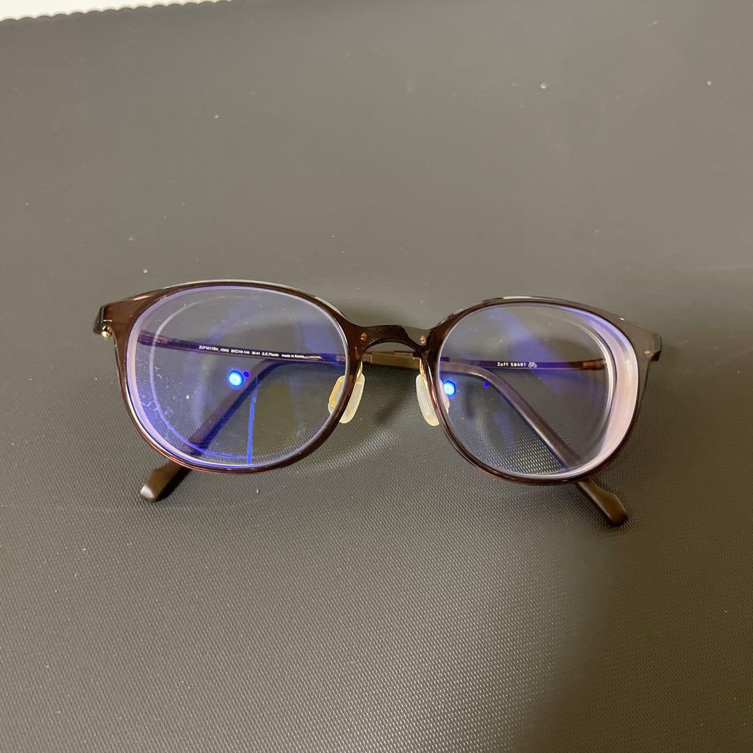 Zoff smartシリーズ　紫外線カット　ブルーライトカット　度入りメガネ