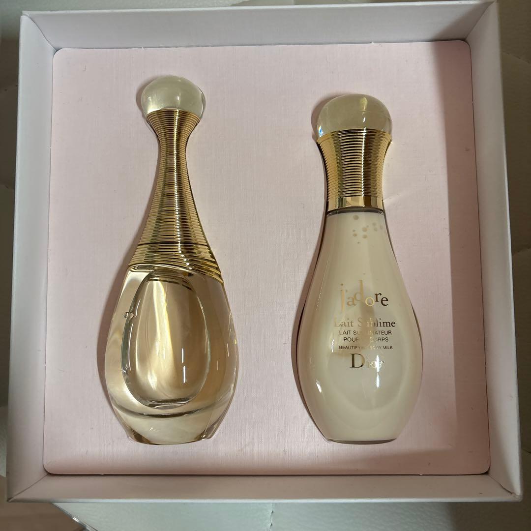 未使用品Diorジャドール香水50mL＆ボディローション75mL J’adore
