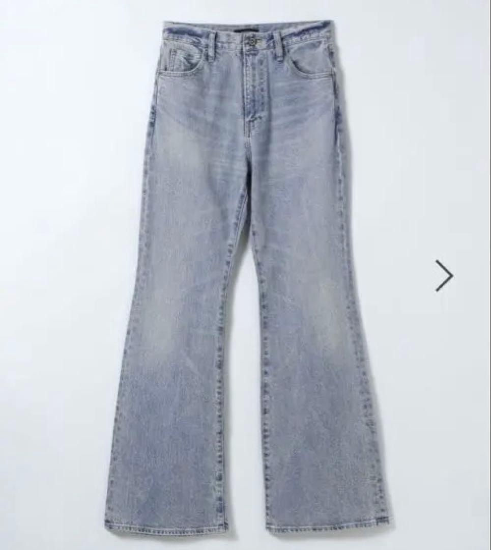 JEANASIS コットンフィットフレアデニム