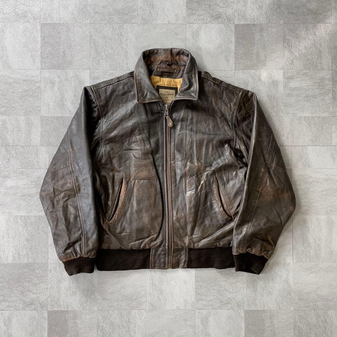 Vintage Leather Riders Jacket M 本革