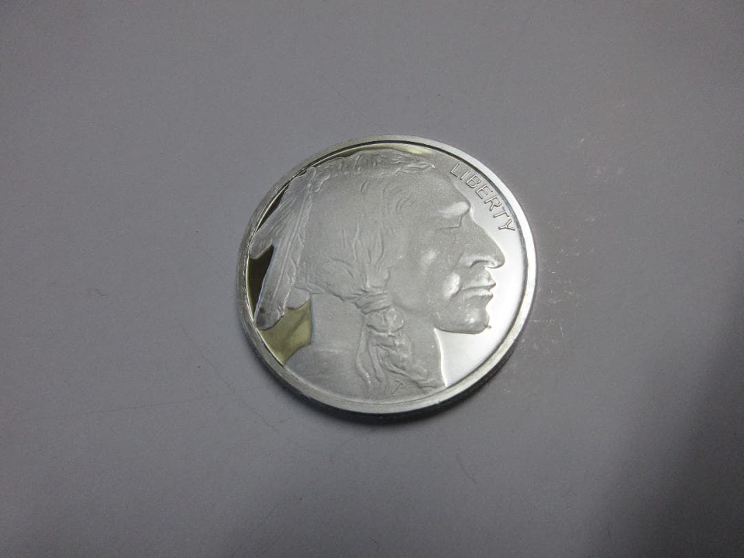 銀*ー様 シルバー　　インディアン　31.2g 　銀貨　未使用 　g088