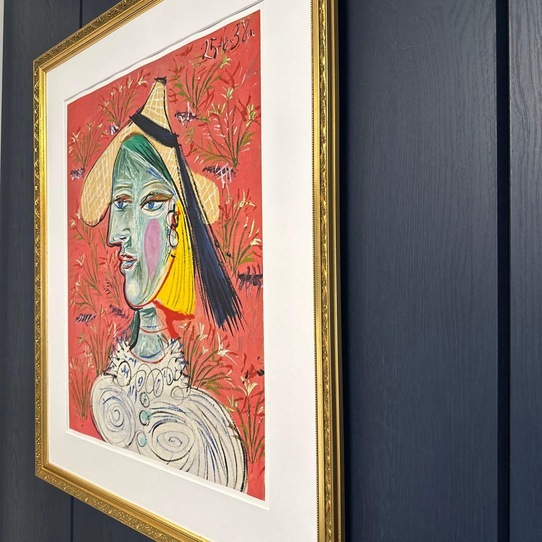 ピカソ 絵画 額装 美術品 インテリア 人物画 ア-ト 大型ポスター