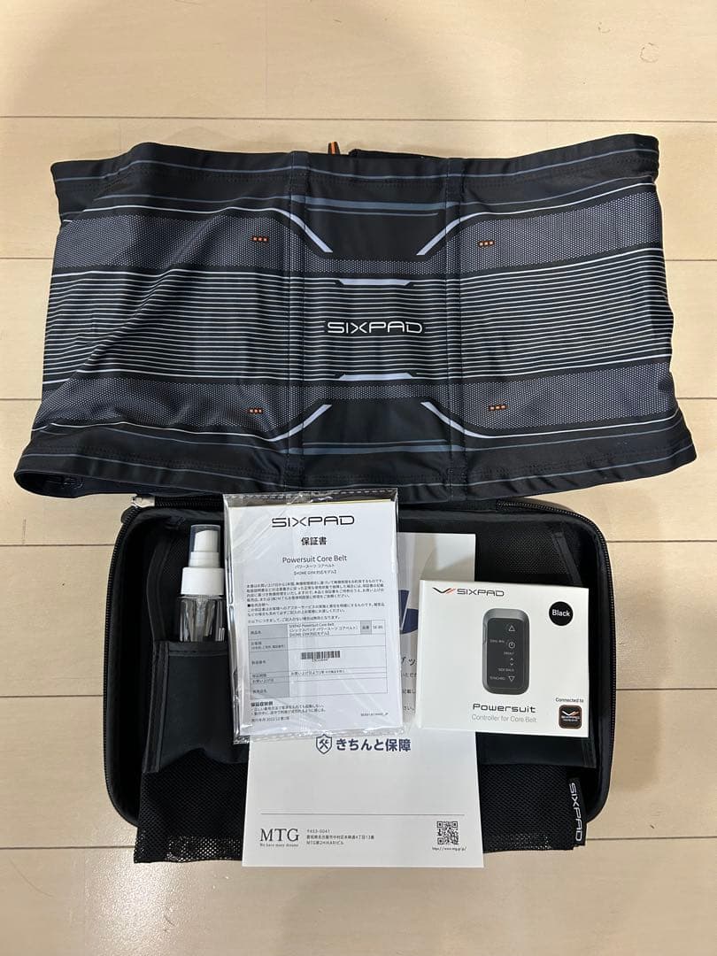 新品未使用　定価43500円　シックスパッド パワースーツ コアベルト　黒 LL