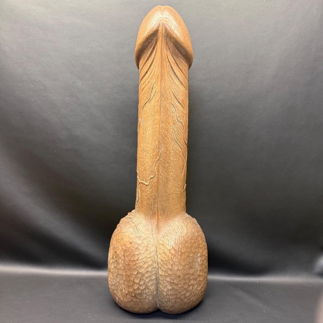 □※前Dd1001 一刀彫 木製 置物 全長約60cm 春画 一位一刀彫 鷲塚彫刻 午（小）｜Discover Japan 公式オンラインショップ
