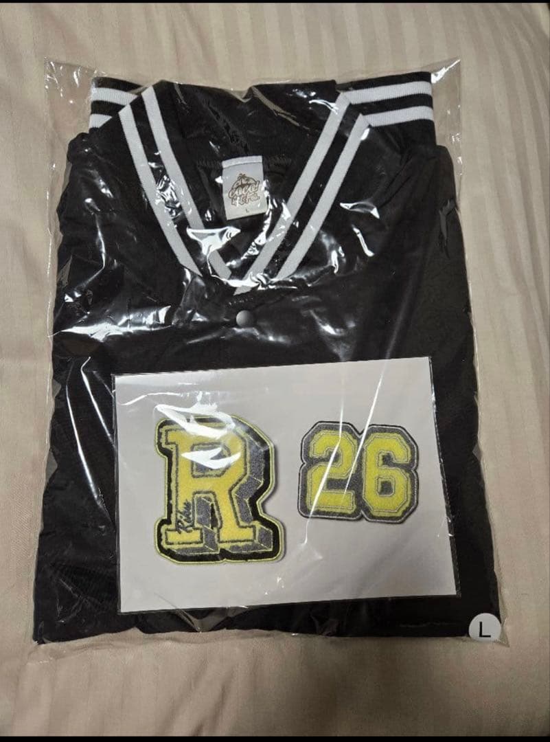 NiziU リク　スタジアムジャケット&ワッペン　サイズL STADIUM JACKET & WAPPEN BADGE - RIKU【M】/ NiziU『COCO! nut Fes