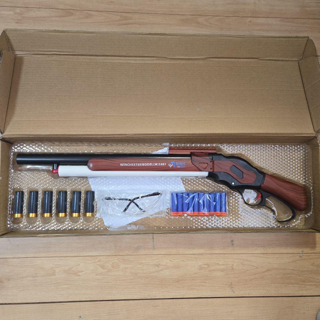 ウィンチェスターm1887　新品 3月入荷再予定】S&T ウィンチェスター M1887 レバーアクション ガス