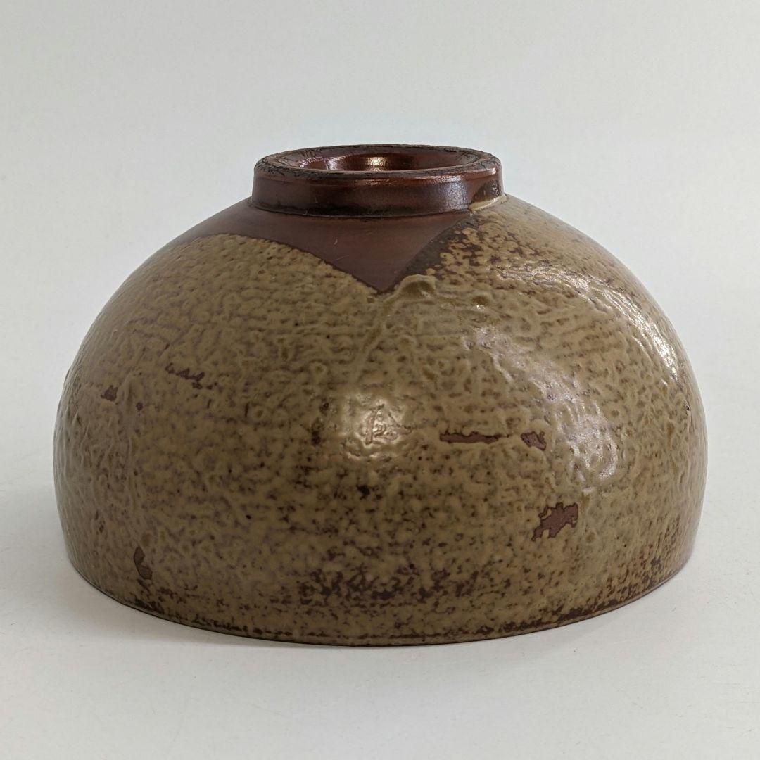 人間国宝 山本陶秀（楽友銘） 備前焼 茶盌 共箱合布栞 抹茶碗 抹茶茶碗