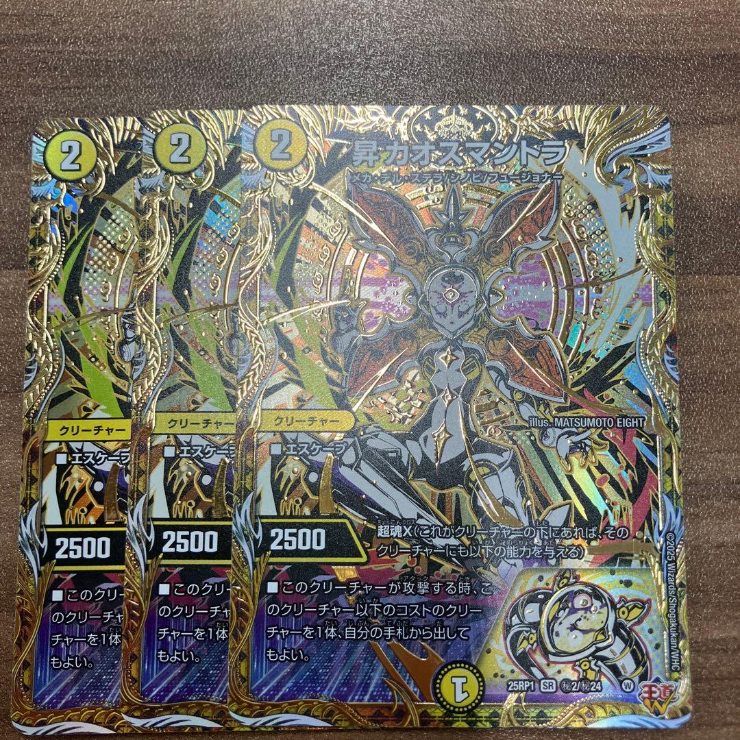 昇カオスマントラ　シークレット　シク　3枚