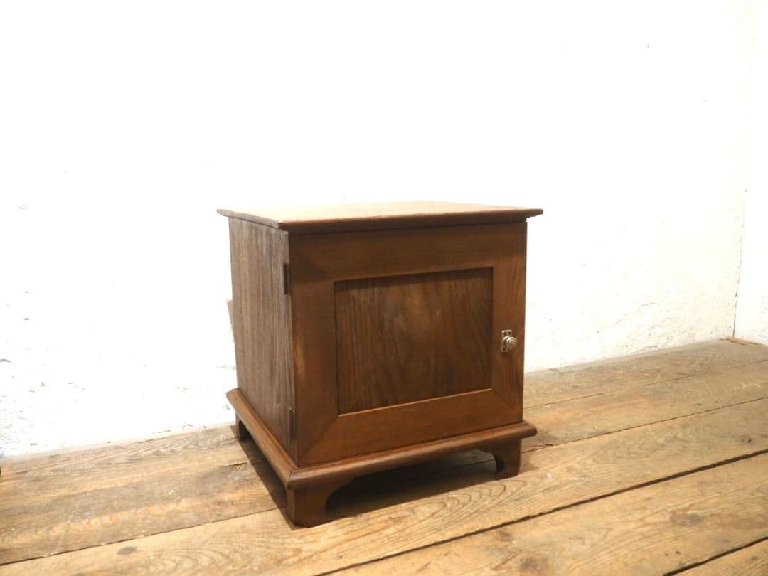 1276 ヴィンテージ　収納棚　陳列台　レコードラック　ケース　レトロ　古家具