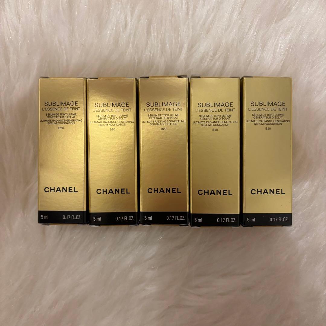 週末セール！シャネル サブリマージュ レサンス ドゥ タン B20 5個