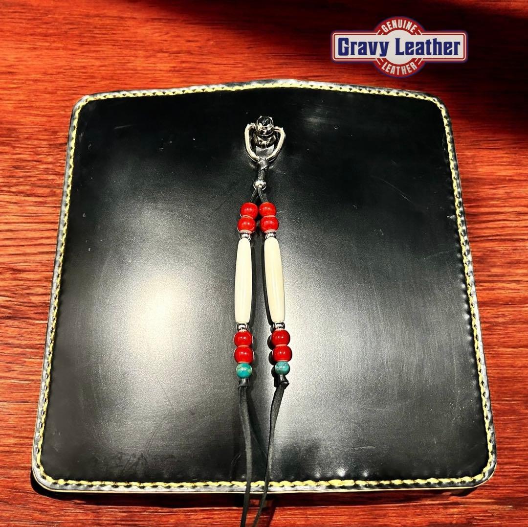 Gravy Leatherロングウォレット コードバン ネイティブ インディアン