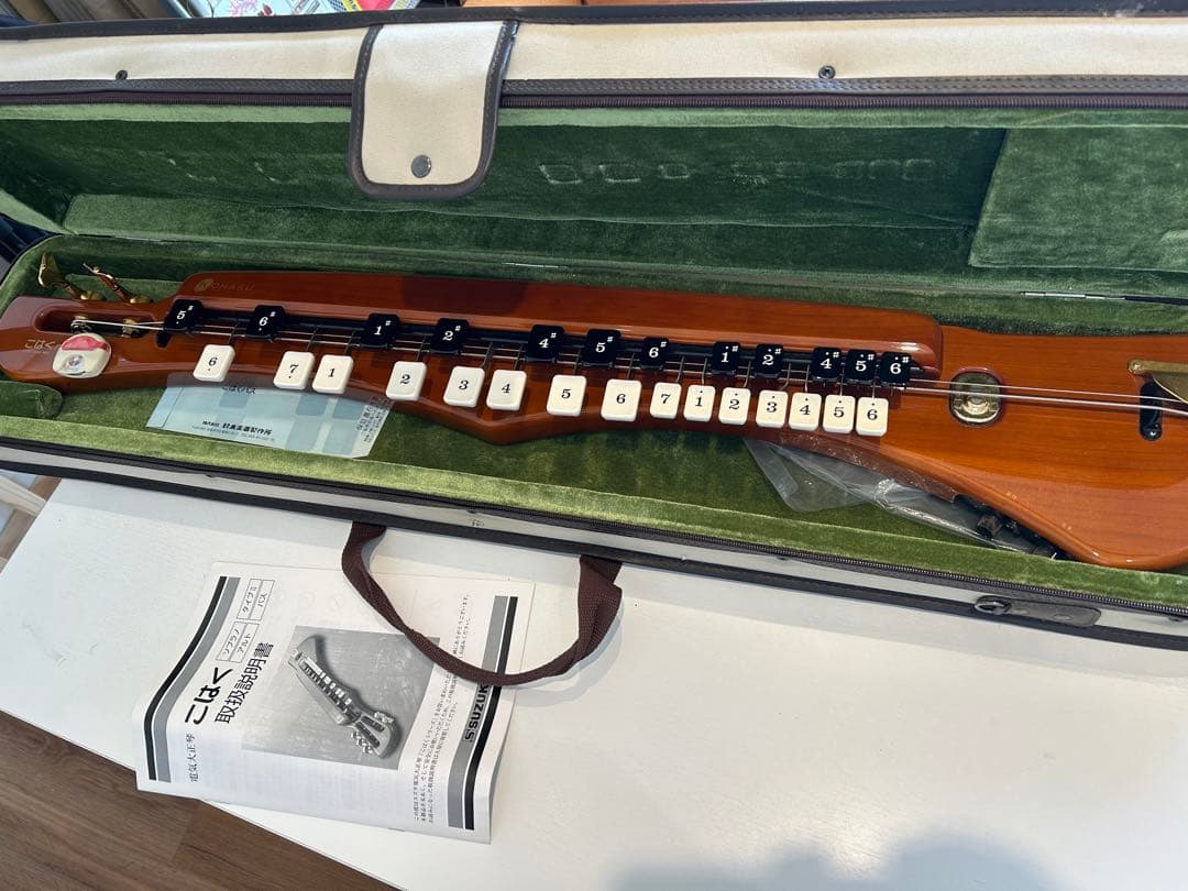 【超美品】SUZUKI 電気ソプラノ大正琴 スズキ こはく