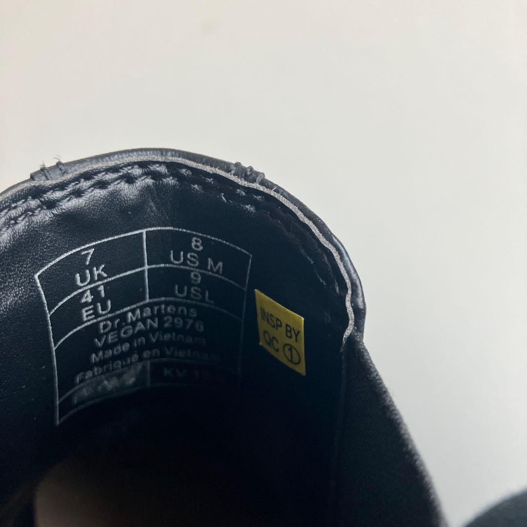 ドクターマーチン チェルシーブーツ ヴィーガン サイドゴア UK7 26cm