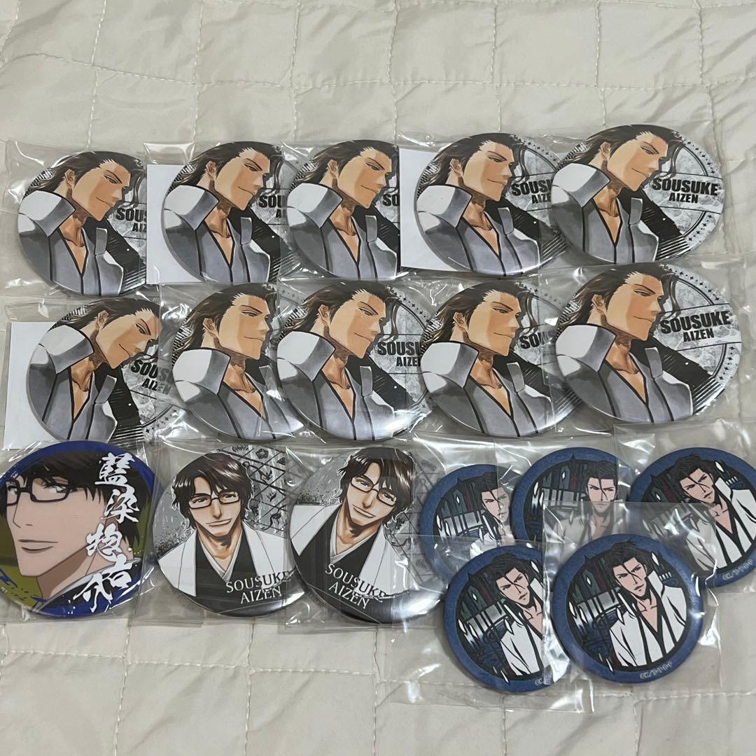 [値下げ中]BLEACH 藍染惣右介 WJ50周年展 コレクション缶バッジ 2026年最新】藍染惣右介缶バッジの人気アイテム - メルカリ