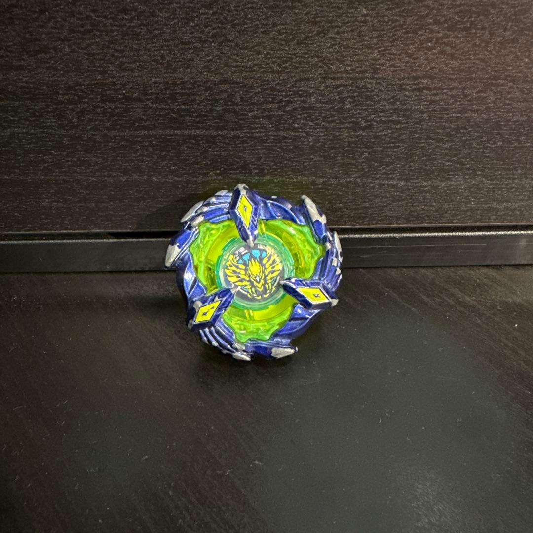 ベイブレードX フェニクスウィング:メタルコートネイビー　※ビット欠品　使用済み 謎改造】応募者全員サービスのフェニックスウイングメタルコート