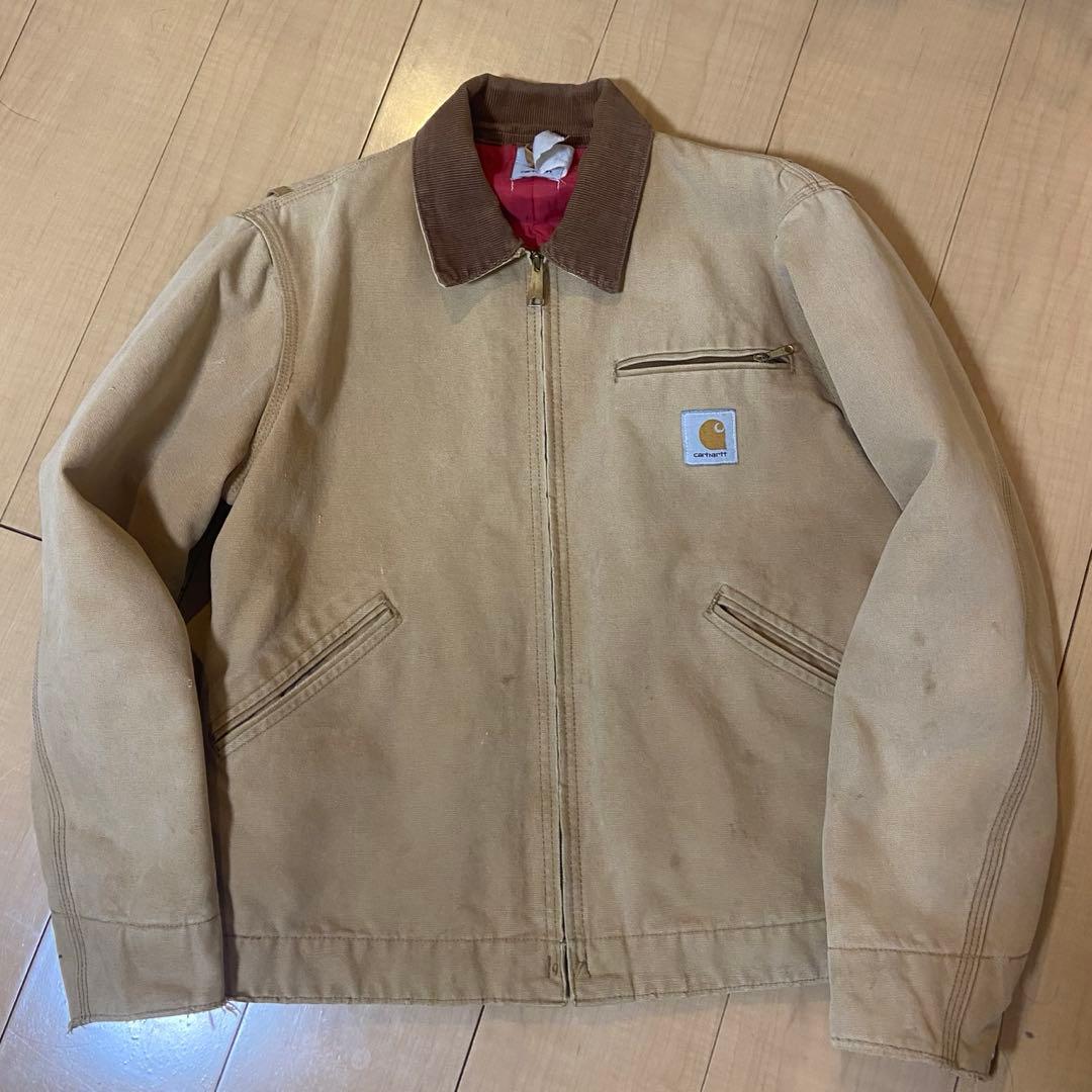 【朝なら】Carhartt Detroit jacket Sサイズ　90s