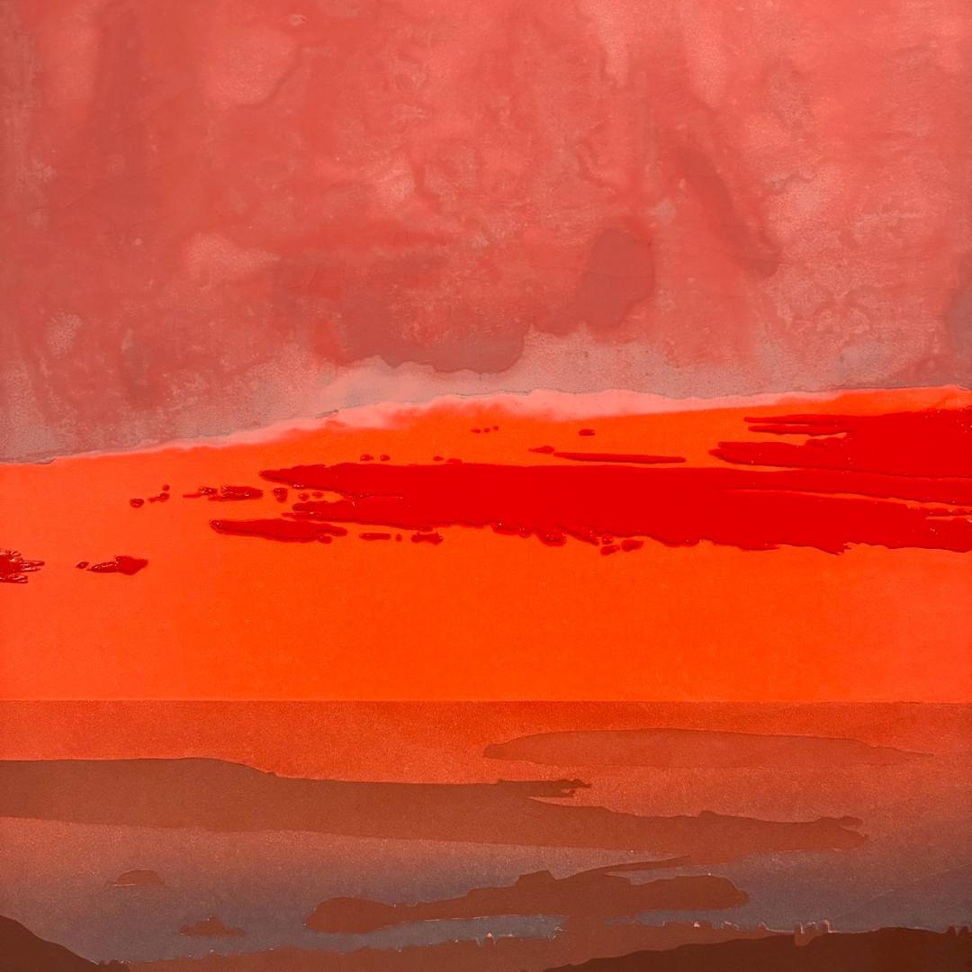 最終値下げ】鎮西直秀「沖縄にて-羽地内海-」油彩画 油絵 直筆サイン