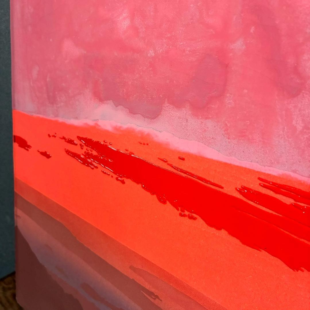 最終値下げ】鎮西直秀「沖縄にて-羽地内海-」油彩画 油絵 直筆サイン