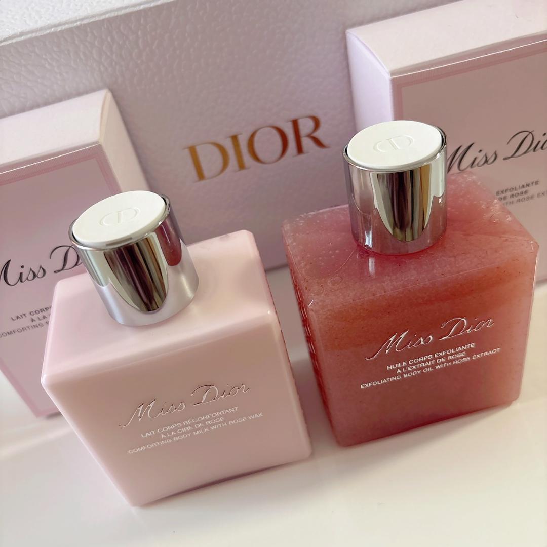【新品】3点セット　ミスディオール　ボディミルク ボディスクラブ　ギフトボックス