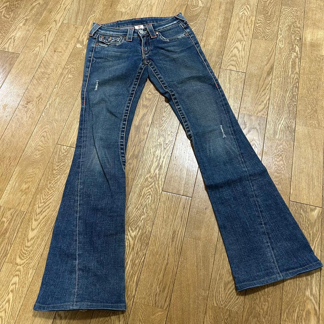 トゥルーレリジョン JOEY ブーツカット フレアデニム USA製 25 - メルカリ
