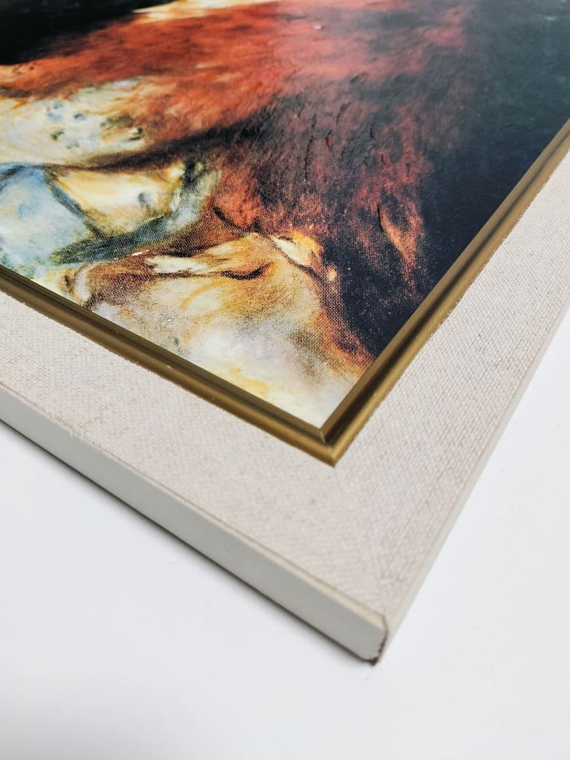 少女イレーヌ ルノワール 6号 立体複製名画 額装 - メルカリ