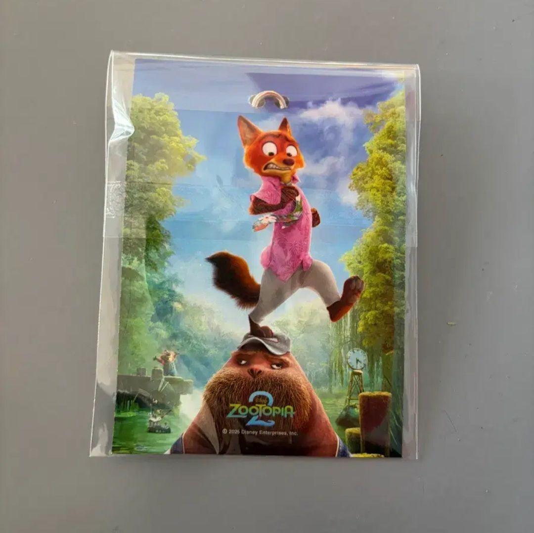 ズートピア2 映画 入場者特典 韓国限定 6週目 キーホルダー ニック