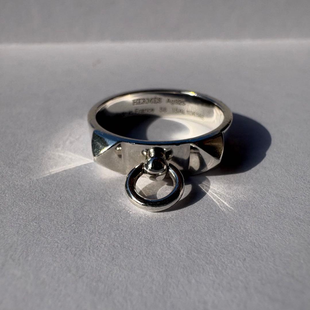 HERMES コリエ・ド・シアン リング PM 58