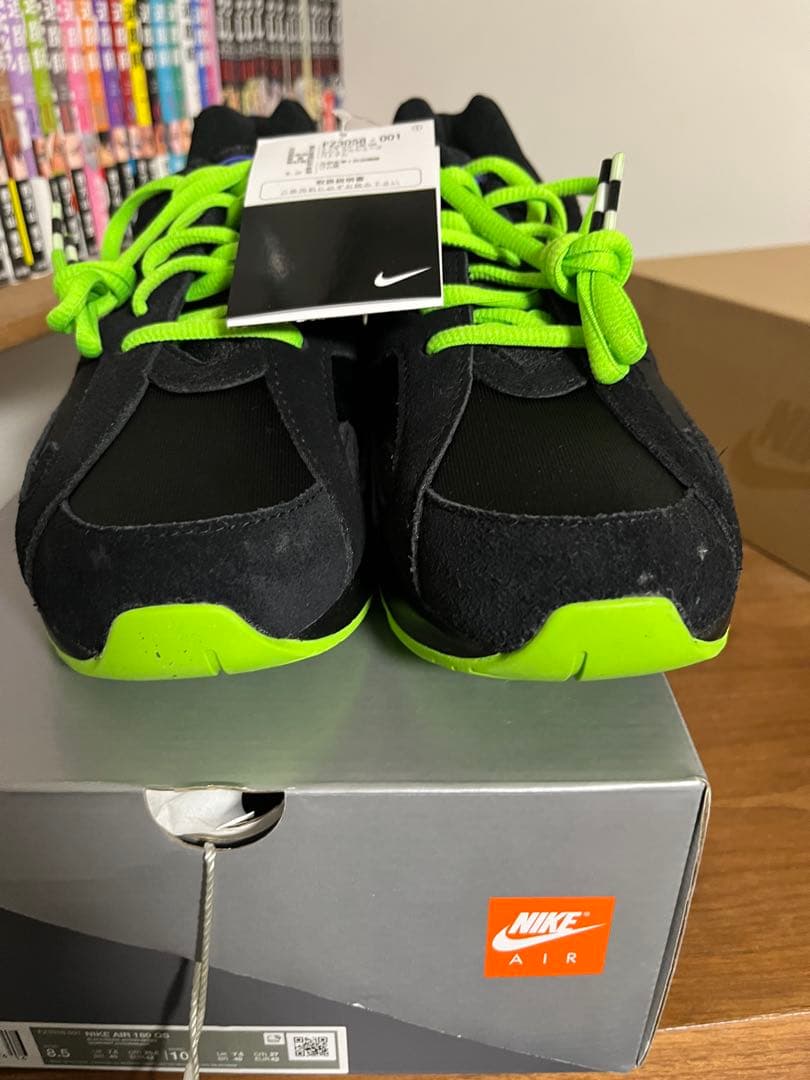靴 26.5cm Air Max 180 Black White Green