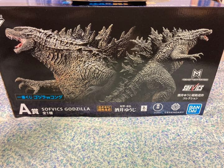 送料無料 ゴジラvsコング　一番くじ　A賞　フィギュア　ゴジラ おまけつき！？