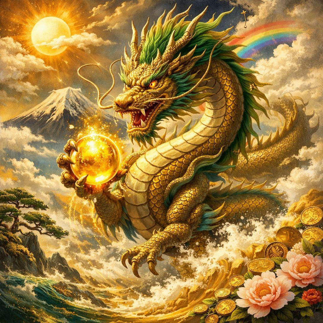 開運絵画】龍のお導き|占い|金運|呪物|御利益|宝くじ - メルカリ