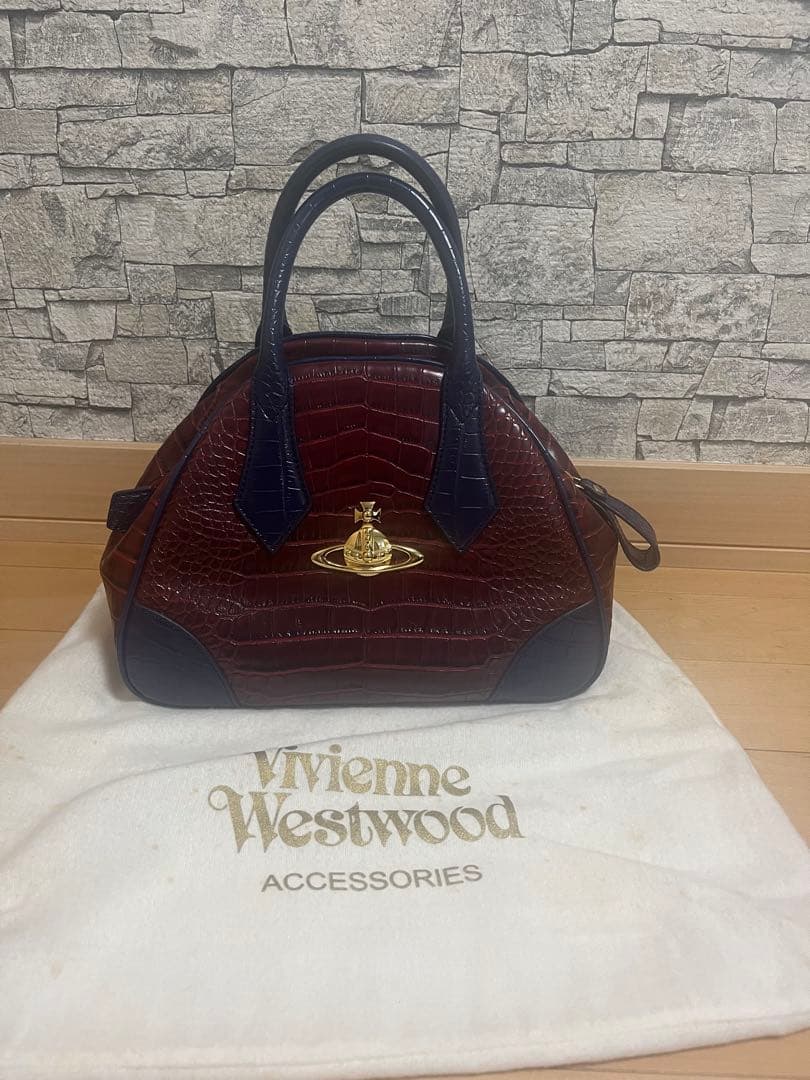 Vivienne Westwood クロコダイル風ハンドバッグ - メルカリ