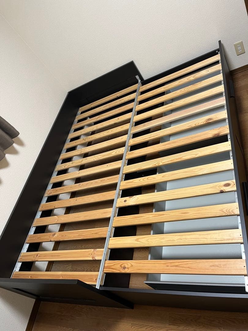 IKEA ブリムネス　ベッド　セミシングルベッド