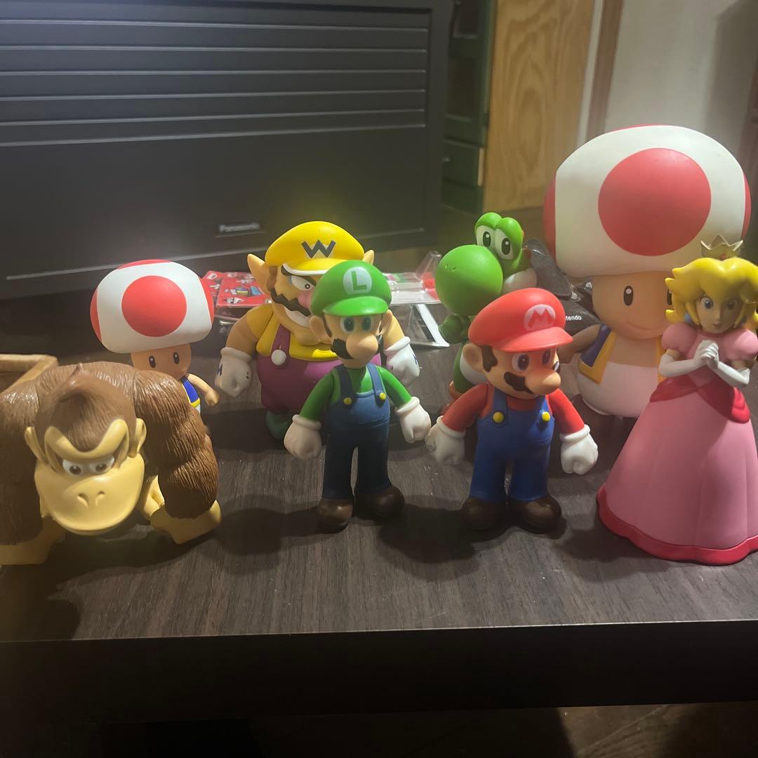 スーパーマリオ　ソフビ　8体セット