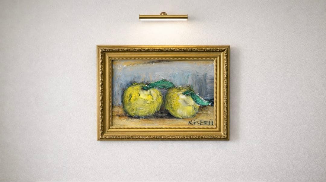 静かな実り｜柚子の小品原画（2025）