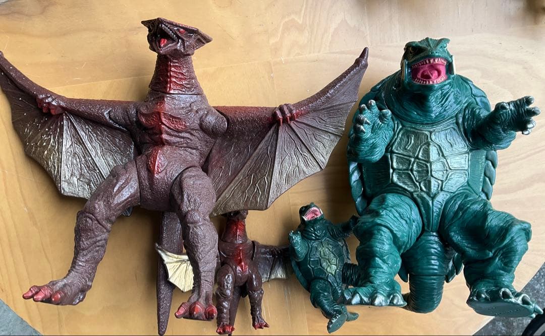 ガメラ　平成ガメラ　ギャオス　4体セット 大怪獣ガメラ Vol.1 生誕40周年記念版 ｜ 食玩・ガチャポン